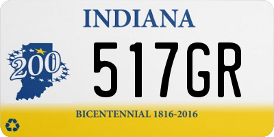 IN license plate 517GR