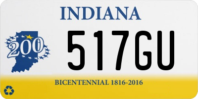 IN license plate 517GU