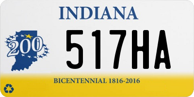 IN license plate 517HA