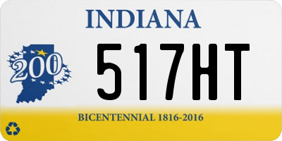 IN license plate 517HT