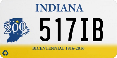 IN license plate 517IB