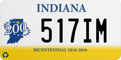 IN license plate 517IM