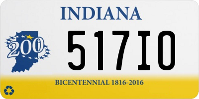 IN license plate 517IO