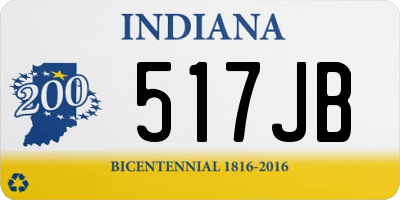 IN license plate 517JB