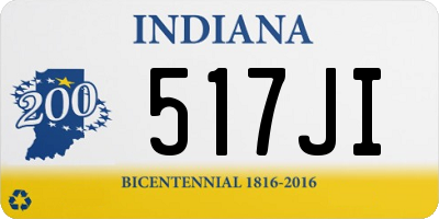 IN license plate 517JI