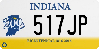 IN license plate 517JP