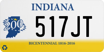 IN license plate 517JT