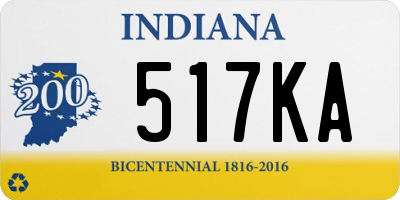 IN license plate 517KA