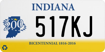 IN license plate 517KJ