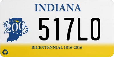 IN license plate 517LO