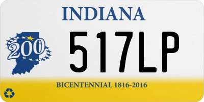 IN license plate 517LP