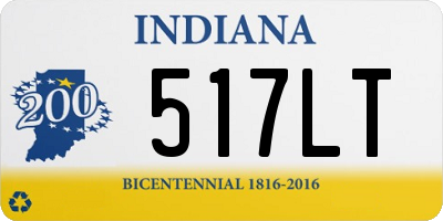 IN license plate 517LT