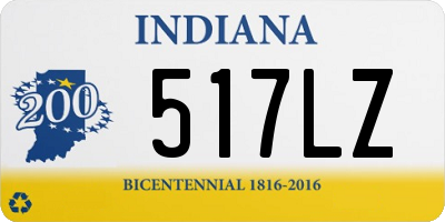 IN license plate 517LZ