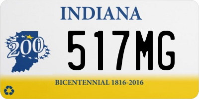 IN license plate 517MG