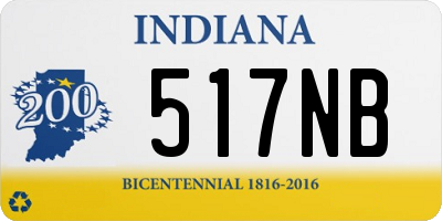 IN license plate 517NB