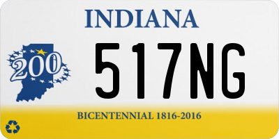 IN license plate 517NG