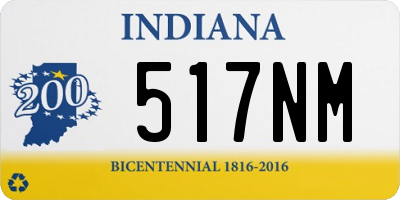 IN license plate 517NM