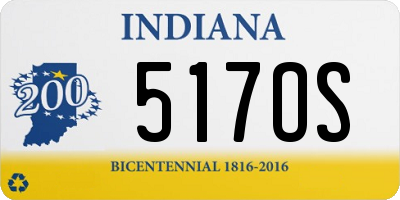 IN license plate 517OS