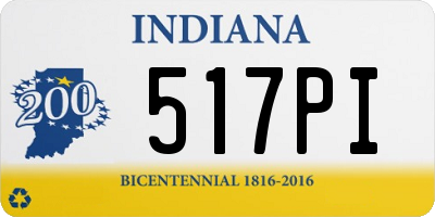 IN license plate 517PI