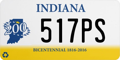 IN license plate 517PS