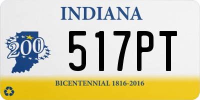 IN license plate 517PT