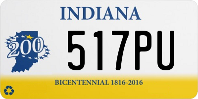 IN license plate 517PU