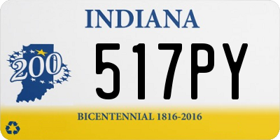 IN license plate 517PY