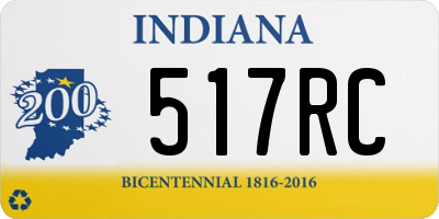 IN license plate 517RC