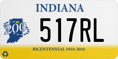 IN license plate 517RL