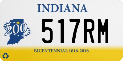 IN license plate 517RM