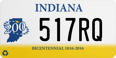 IN license plate 517RQ