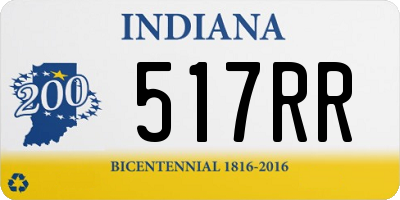 IN license plate 517RR