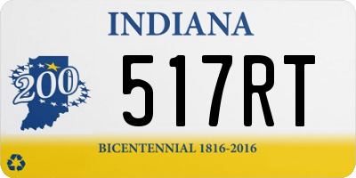 IN license plate 517RT