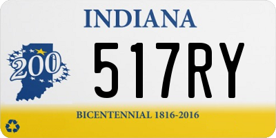 IN license plate 517RY