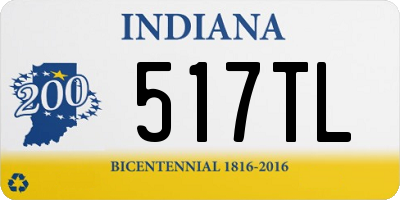 IN license plate 517TL