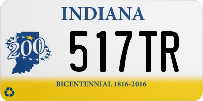 IN license plate 517TR