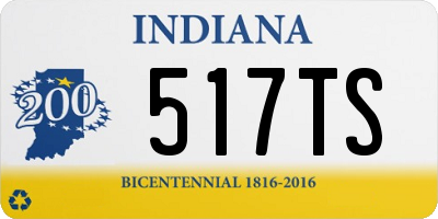 IN license plate 517TS