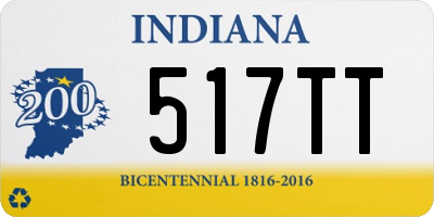 IN license plate 517TT