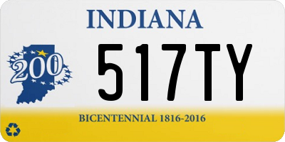 IN license plate 517TY