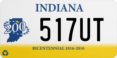 IN license plate 517UT