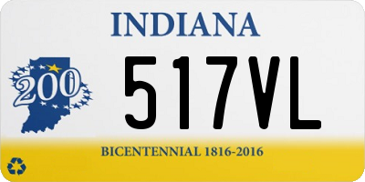 IN license plate 517VL