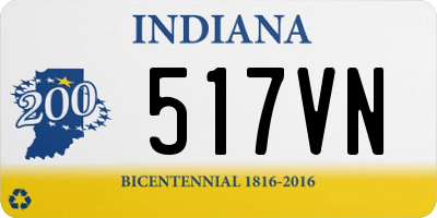 IN license plate 517VN