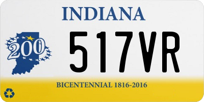 IN license plate 517VR