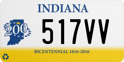 IN license plate 517VV