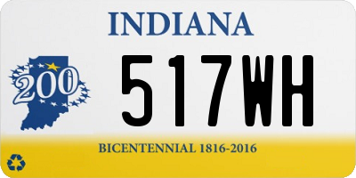 IN license plate 517WH