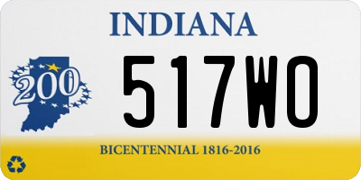 IN license plate 517WO