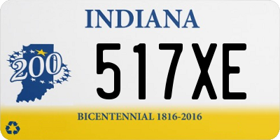 IN license plate 517XE