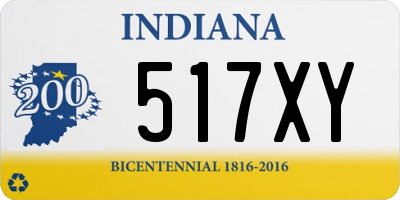 IN license plate 517XY