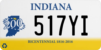 IN license plate 517YI