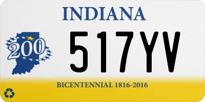 IN license plate 517YV